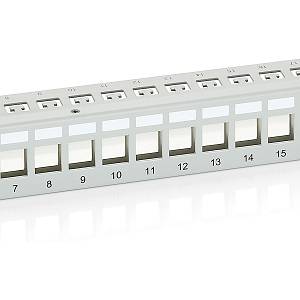 Equip Patchpanel 24x Cat6 19 FTP 1HE Keystone Montage gr