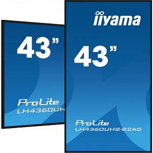 IIYAMA 108.0cm(42.5) LH4360UHS-B2AG 16:9 3xHDMI+2xUSB VA
