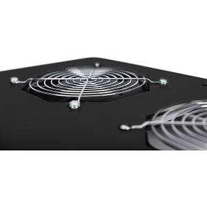 DIGITUS Dachlüftereinheit Unique/Dynamic 2 Lüfter schw.