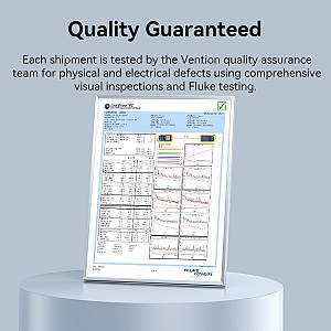 Vention NETWORK Cable Cat6A UTP Rotate Right Angle Slim 2.0m Black IBOBH