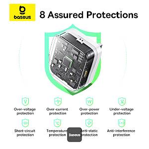 Baseus Charger Wall 20W USB-C PALM Series UK White