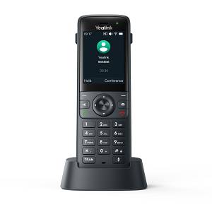 Yealink IP Phone Cordless Wi-Fi 6 Handset Roaming Dual Band with Bluetooth AX83H