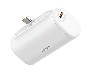 Baseus Powerbank 20W 5000mAh Plug-In USB-C 20W White
