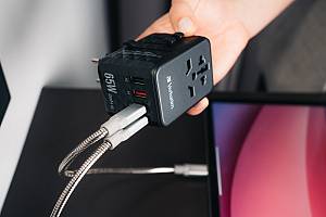 Verbatim Charger Travel Adapter World to World GAN III 65W 2xC 2xA UTA-05