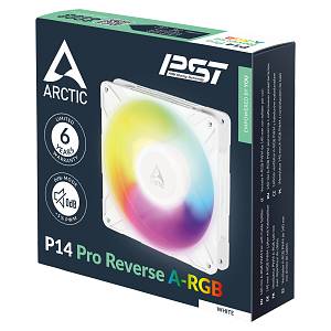 ARCTIC P14 Pro Reverse PWM Lüfter A-RGB White