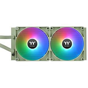 K Wasserkühlung Thermaltake TH280 V2 ARGB Sync All-In-One Liquid Cooler Matcha Green