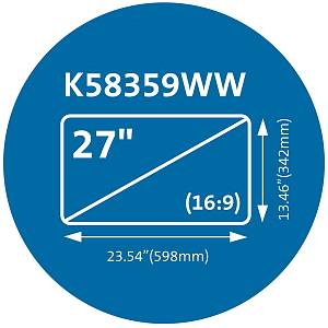 Kensington Blickschutzfilter MagPro Magnetic 27 16:9