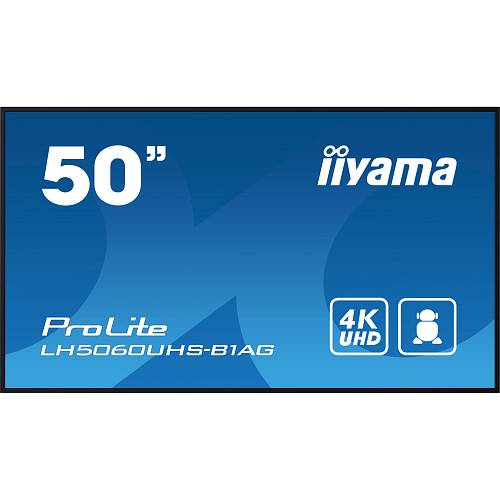 IIYAMA 125.7cm(49.5) LH5060UHS-B1AG 16:9 3xHDMI+2xUSB IPS retail (Speditionsversand)
