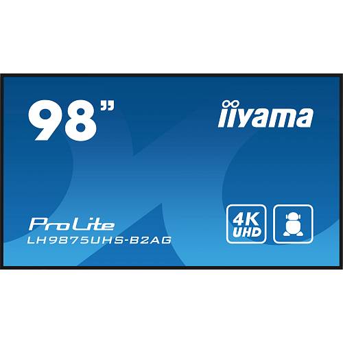 IIYAMA 247.7cm(97.5) LH9875UHS-B2AG 16:9 3xHDMI+DP+DVI 4K (Speditionsversand)