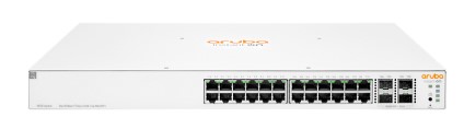 Hpe Aruba Switch Instant On 1930 24G, 24x Ports Gigabit, Full Poe CLASS4 370W, 4 Sfp+ Ports, Layer 2+ (STATIC Routing), Smart Managed, Vlan, Advance Security Features, Rack Mountable, Lifetime Warranty