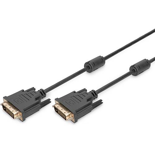 DIGITUS DVI-AnschlussCable DVI 24+1 Dual Link 5m black
