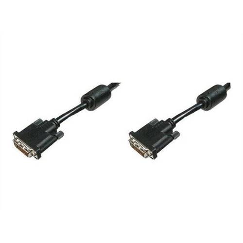 DIGITUS DVI-D-Cable DVI(24+1) -> DVI(24+1) St/St 2.00m schw Polybeutel