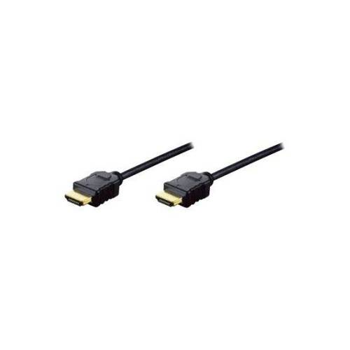 DIGITUS HDMI AnschlussCable High Speed mit Ethernet 2m schw.