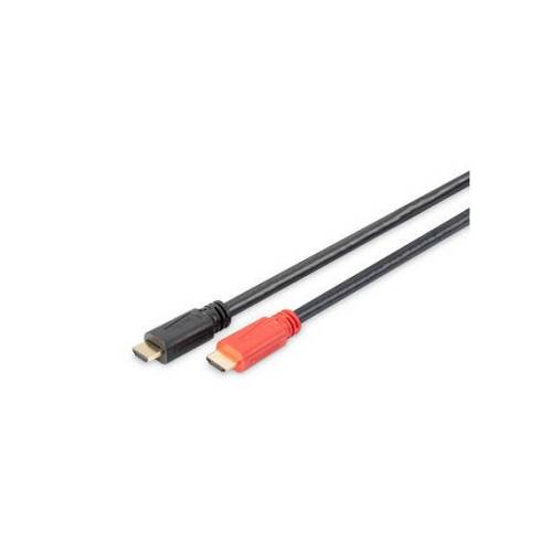 DIGITUS HDMI-Kabel Ethernet u. Signalverstärker 10m black