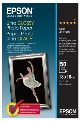 Epson Paper Photo Ultra Glossy - 13x18cm - 50 Sheets