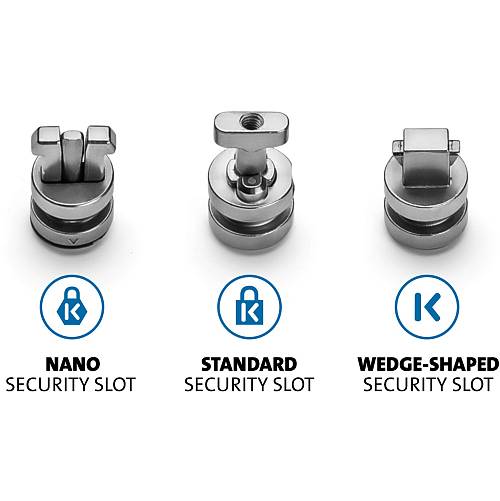 Kensington ClickSave Verankerung 3-in-1 T-Bar-Wedge-Nano