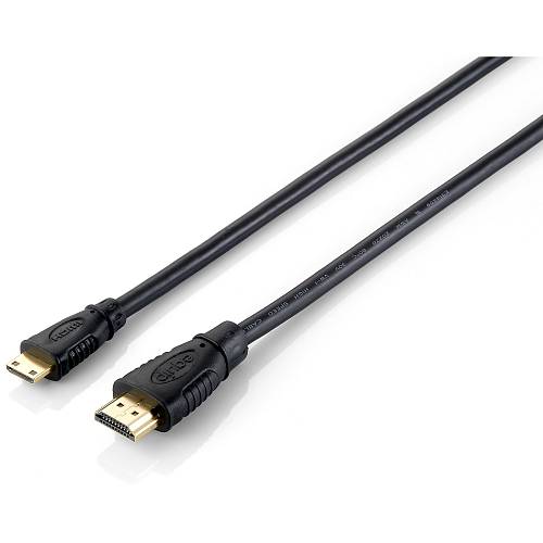 Equip HDMI HS Ethernet 1.4 A-C St/St 2.0m 4K30Hz HDR sw Polybeutel