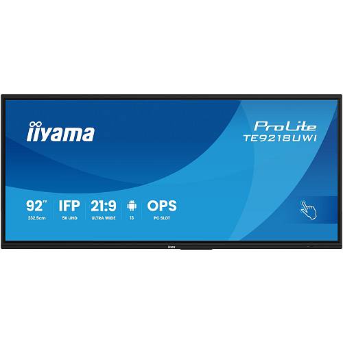 IIYAMA 232.5cm(91.5) TE9218UWI-B1AG 21:9 M-Touch HDMI+USB-C (Speditionsversand)