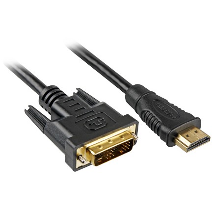 Sharkoon Kabel HDMI -> DVI-D (24+1) 3m black