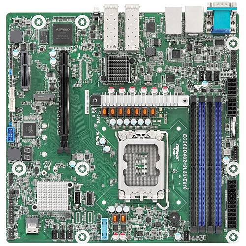 ASRock Mainboard EC262D4U2-2L2Q/E810 micro-ATX Sockel 1700 DDR5-only Single