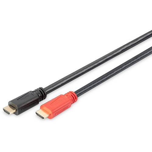 DIGITUS HDMI-Kabel 1.3b Typ A -> Typ A St/St 15.00m black Polybeutel