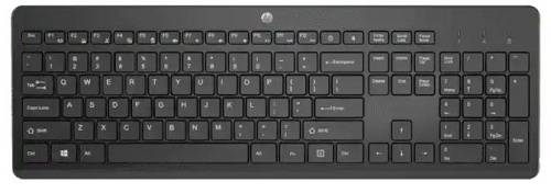 Hp Keyboard 230 Wireless, Stylish Design With Comfort In Mind, Easily Activates All 12 Function Keys With Just One Click, Up To 16 Months Of Power, Black