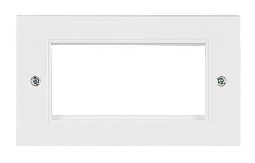 AV:Link Wall Plate Frame Double 4 Modules 122.505UK