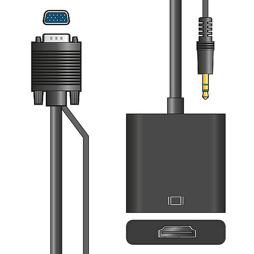 AV:Link VGA+Audio to HDMI Converter 122.423UK