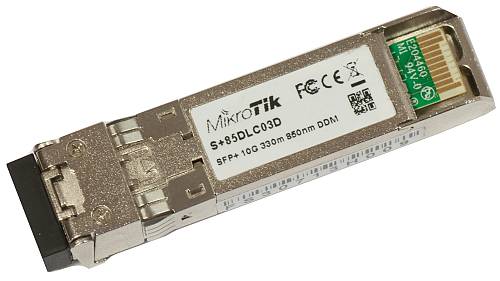 MikroTik 10G SFP+ Transceiver Dual LC 300m MM S+85DLC03D