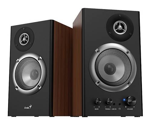 Genius SP-HF1200B 2.0 PC Speakers 36W RMS Wood