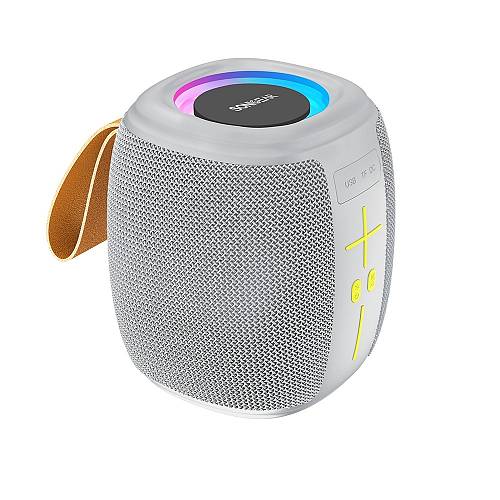 SonicGear Portable Speaker TWS BT/USB/FM/RGB SONICGO! 5 Storm White