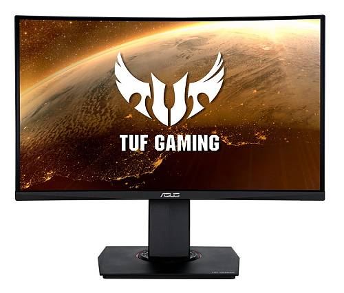 ASUS Monitor TUF Gaming 24 FHD Curved 165Hz Ergonomic Pivot Speakers VG24VQR