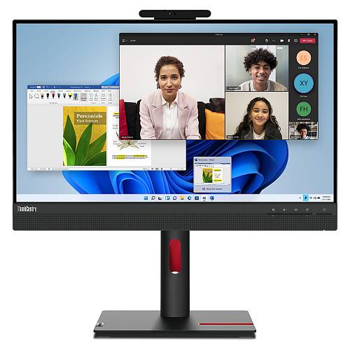 60.5cm/23.8 (1920x1080) Lenovo ThinkCentre Tiny-in-One 24 Gen 5 16:9 FHD IPS Touch 60Hz 4ms HDMI DP Speaker Black