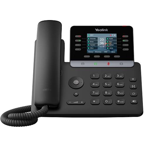 Yealink IP Phone Desktop PoE 2.8 Gigabit, USB, Expansion & Color Screen T73U