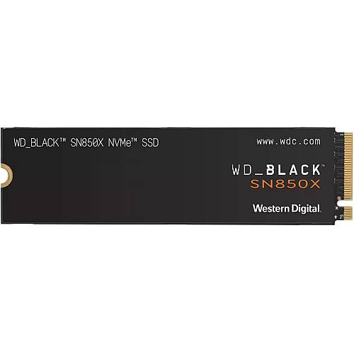 M.2 1TB WD BLACK SN850X NVMe WDBB9G0010BNC 2280 PCIe 4.0 (NVMe) - Schwarz