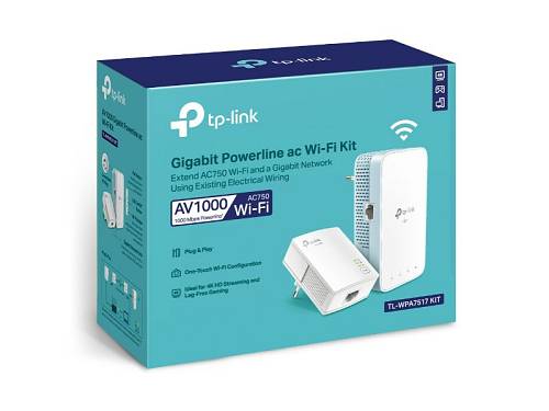 Tp-Link AV1000 Gigabit Powerline ac Wi-Fi Kit (TL-WPA7517 KIT)