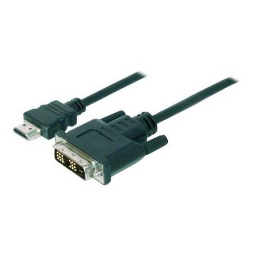 DIGITUS HDMI-Adapterkabel HDMI->DVI Full-HD 2m schwarz