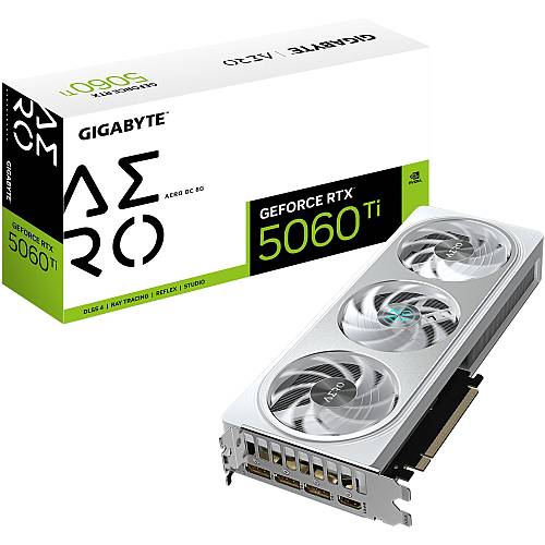 Gigabyte RTX5060 TI AERO OC 8GB GDDR7 HDMI 3xDP