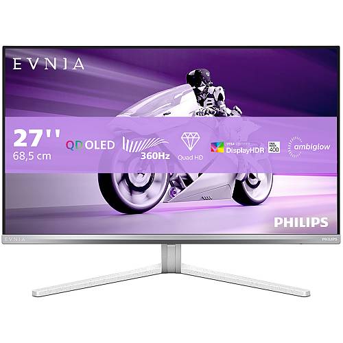 67.3 cm/26.5 (2560×1440) Philips 27M2N8500/00 16:9 QHD QD OLED 0.03 ms 360 Hz HDMI 2.1 DP 1.4 USB Black