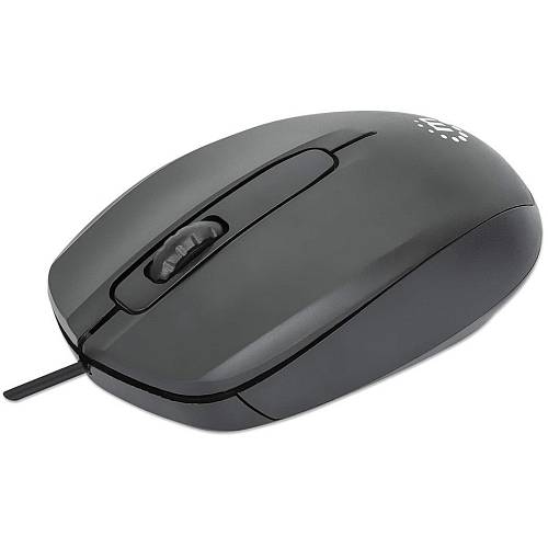 MANHATTAN Comfort II Optische USB-Maus schwarz