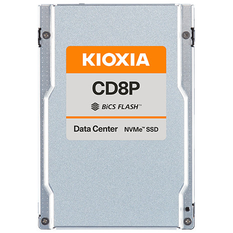 2.5 KIOXIA CD8P-R Series KCD8XPUG15T3 - SSD - Rechenzentrum. Lesen intensiv - 15360 GB (6.4 cm) - PCI Express 5.0 x4 (NVMe)