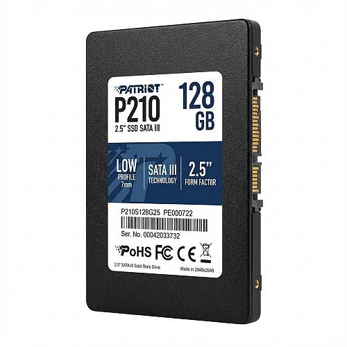2. Patriot P210 128 GB (schwarz. SATA 6 Gb/s. 2.5)