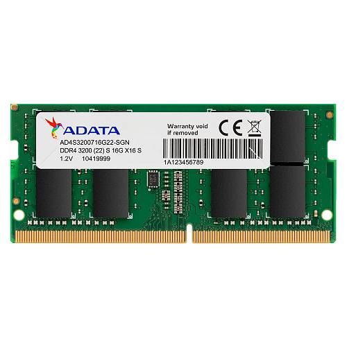8GB ADATA SO-DIMM 3200 (grn. AD4S32008G22-SGN. Premier. INTEL XMP)