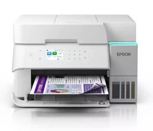 Epson Printer All In One Inkjet Color Business Its L6376 A4 Eco Tank, Print, Scan, Copy, 18PPM (B), 9PPM(C), 4.800 X 1.200 Dpi, Duplex, 30-page Adf, USB, Wifi, Wifi Direct, White, Lan, Cashback 50€ Until 31/12