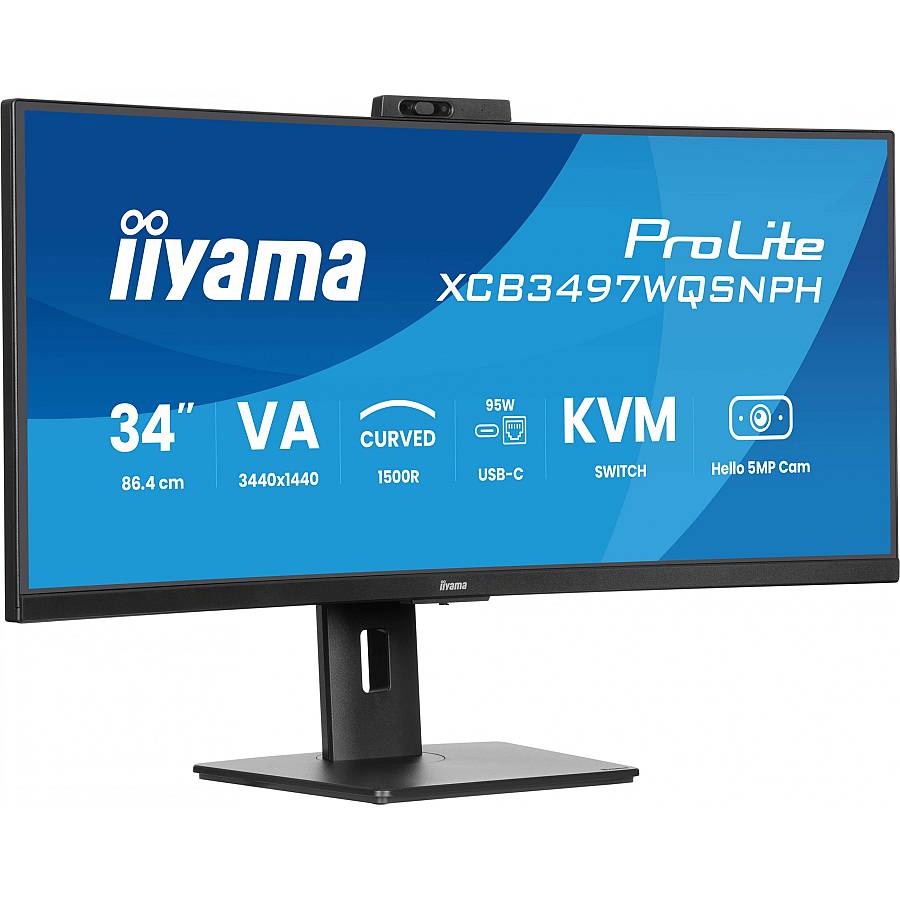 TFT 34.0/86.4cm Iiyama ProLite XCB3497WQSNPH 21:9 curved