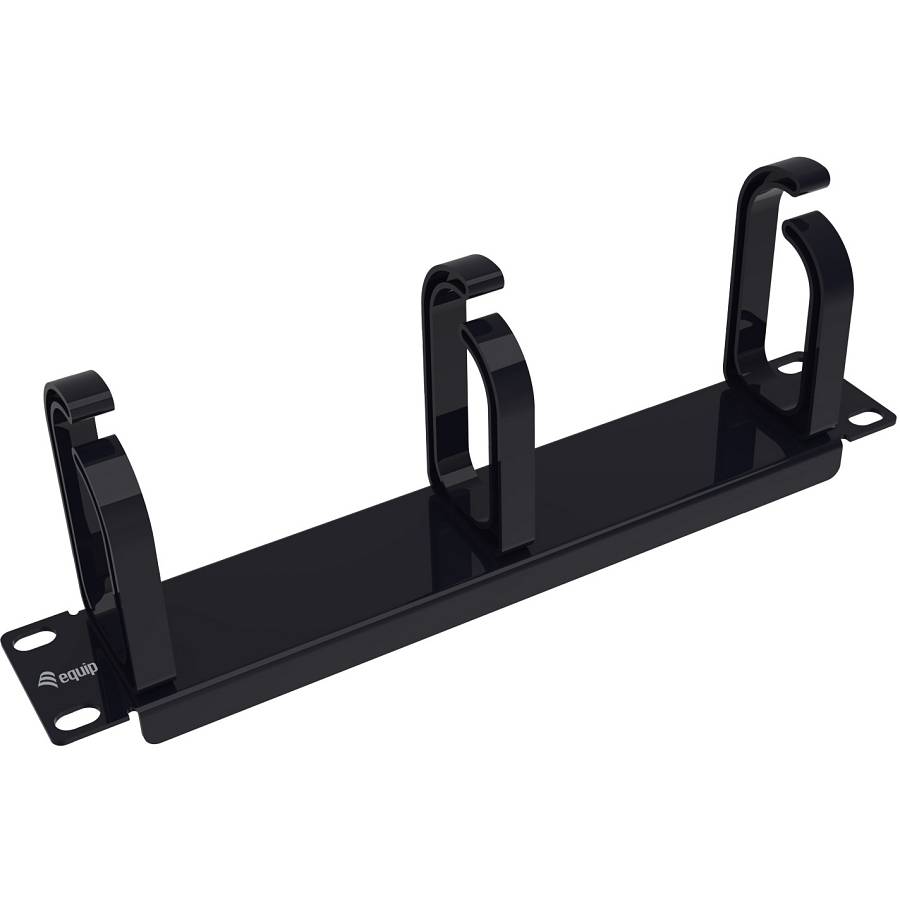 Equip Kabeldurchführung 10 1HE 3x Plastikringe black