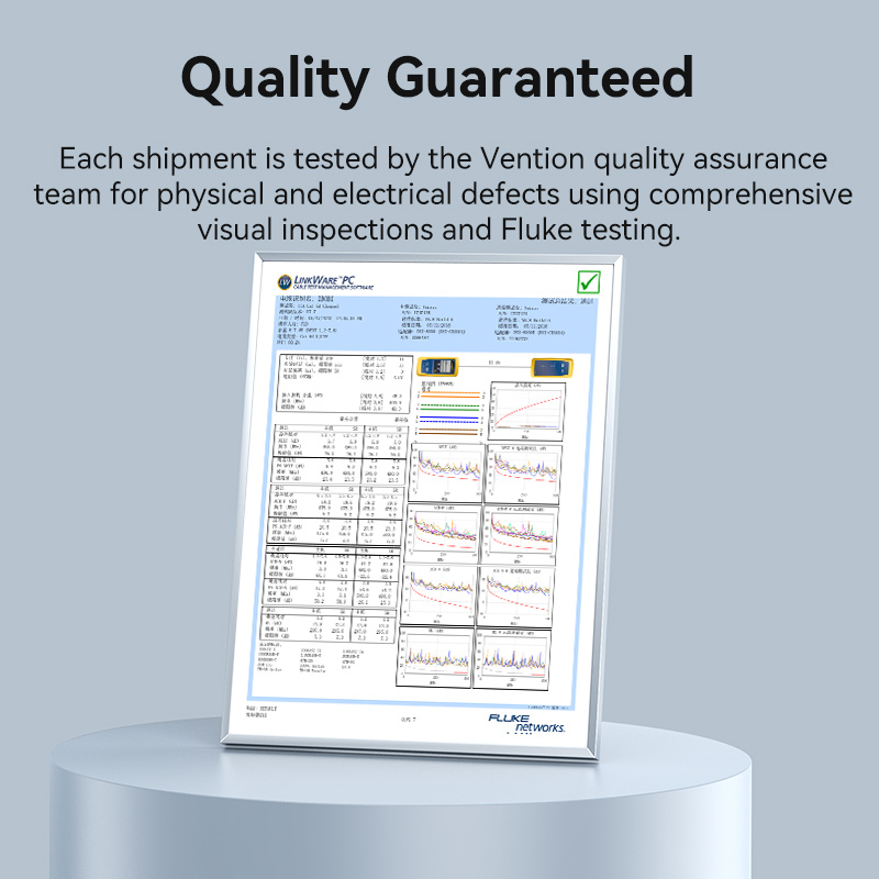 Vention NETWORK Cable Cat6A UTP Rotate Right Angle Slim 2.0m Black IBOBH