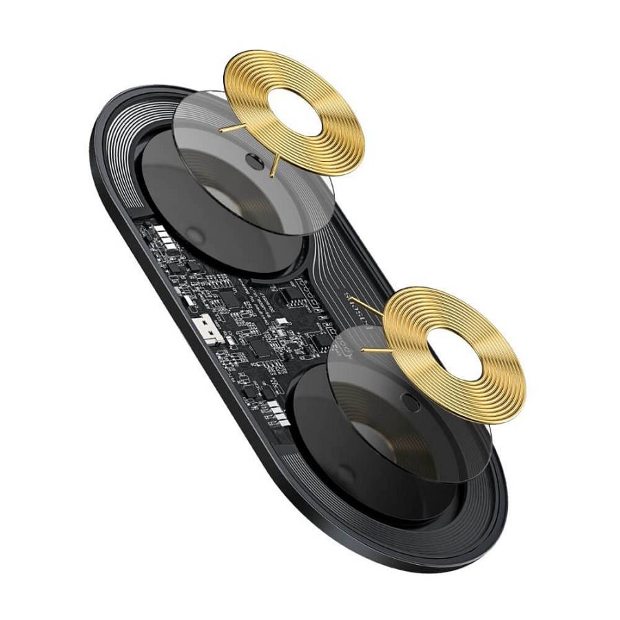 Baseus Simple 2in1 QI Wireless Charger 18W Black