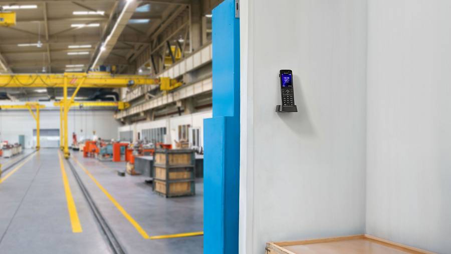 Yealink IP Phone Cordless Wi-Fi 6 Handset Roaming Dual Band with Bluetooth AX83H