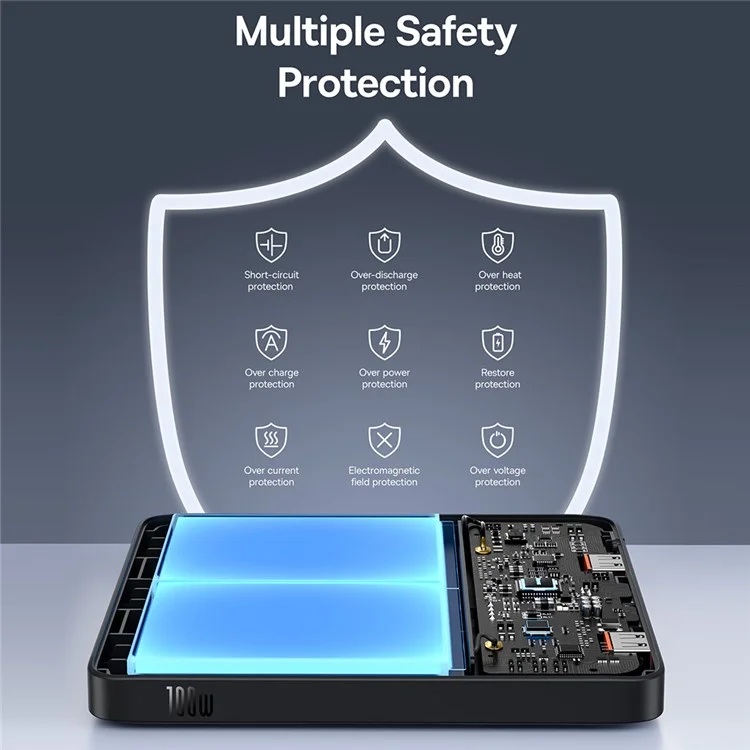 Baseus Powerbank 100W 20000mAh Display BLADE H1 Lite Black